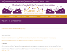 Tablet Screenshot of campbellville.net